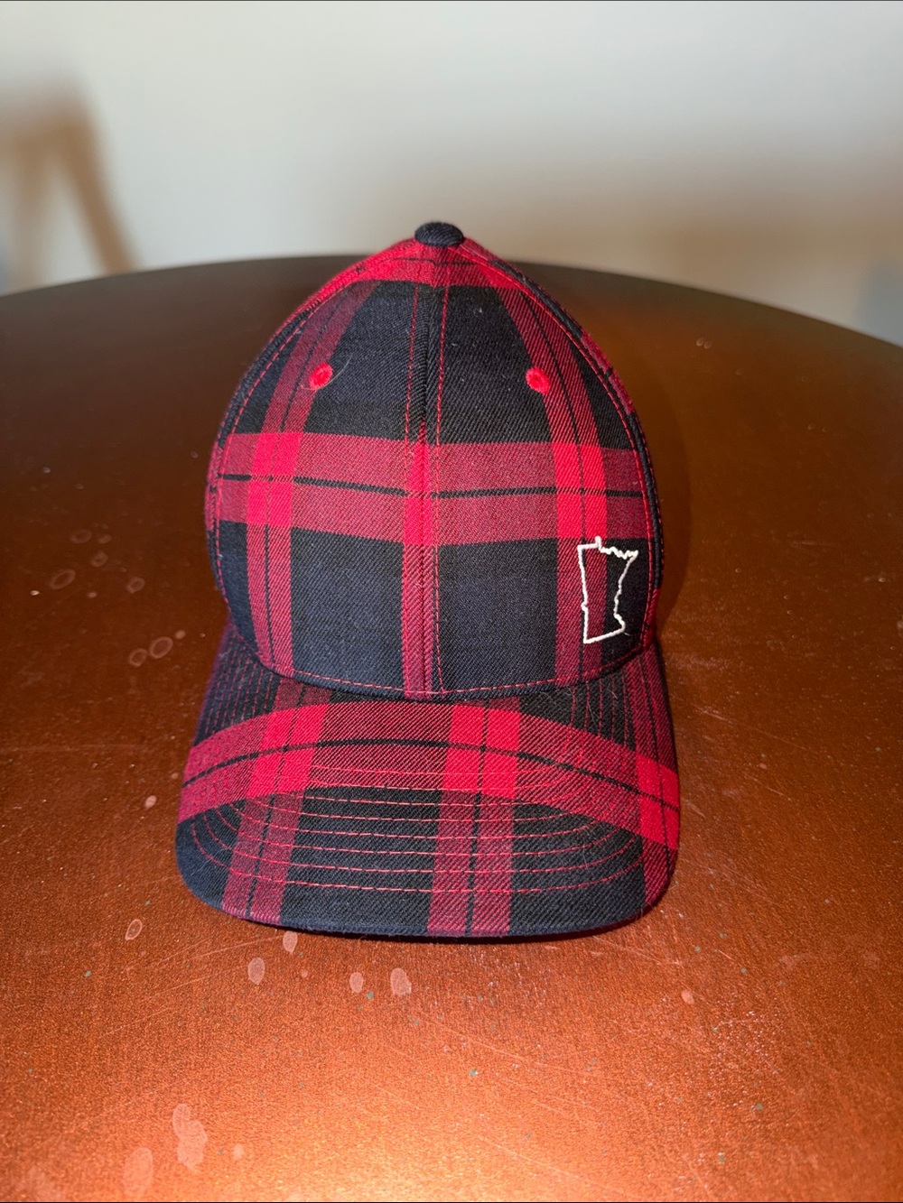 Red and Black Plaid Women's Baseball Cap